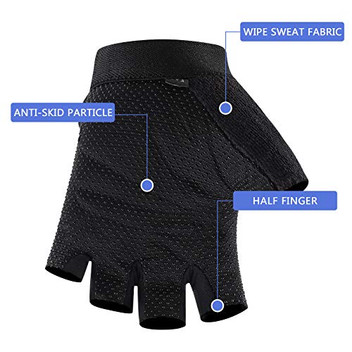 Kids Fishing Gloves - Outdoor Sports Cycling Gloves - Blue