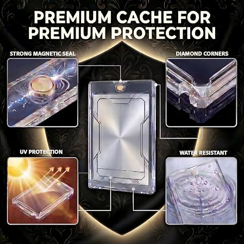 Magnetic Card Holder for 130 PT Trading Cards - 20 Pack