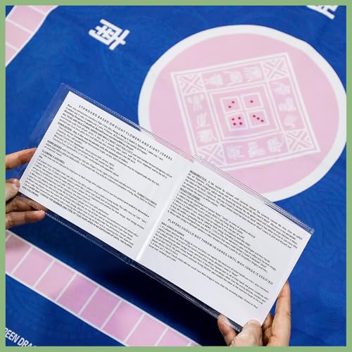 Mahjong Card Sleeves - Clear Plastic Protective Cover 1PK