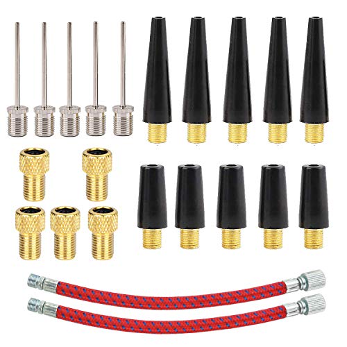 22-Piece Inflator Kit with Pump Needles and Adapters