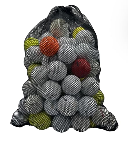 72 Used Golf Balls Assorted Mix in Mesh Bag for Practice & Range