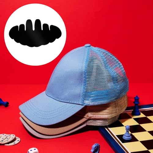 Hat Shapers Inserts - Flexible Washable Cap Fitter - Black