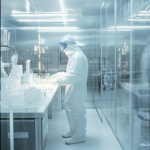 Andes Safety Hazmat Suits, Heavy Duty Full Body Disposable Paint Suits, Coveralls with Hood, Elastic Wrists and Ankles, Available in 10 Sizes, Extra Small