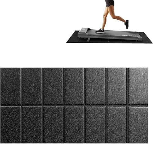 Treadmill Mat for Carpet & Hardwood Floors - 55x24