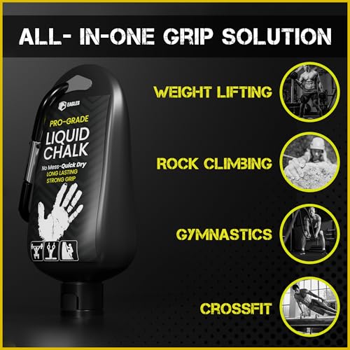 Liquid Chalk for Weightlifting, Gymnastics & Climbing - 60ml, 120ml, 280ml