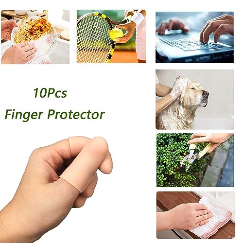 Silicone Gel Finger Protectors - Pain Relief for Arthritis & Cracking