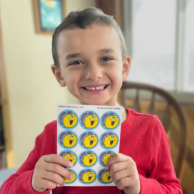 Ex-Squeeze Me! Lemon Juice Scented Stickers - 24 Pack