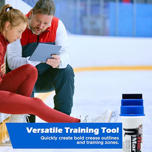 Hockey Marker for Ice Training – Permanent Line Maker, Blue