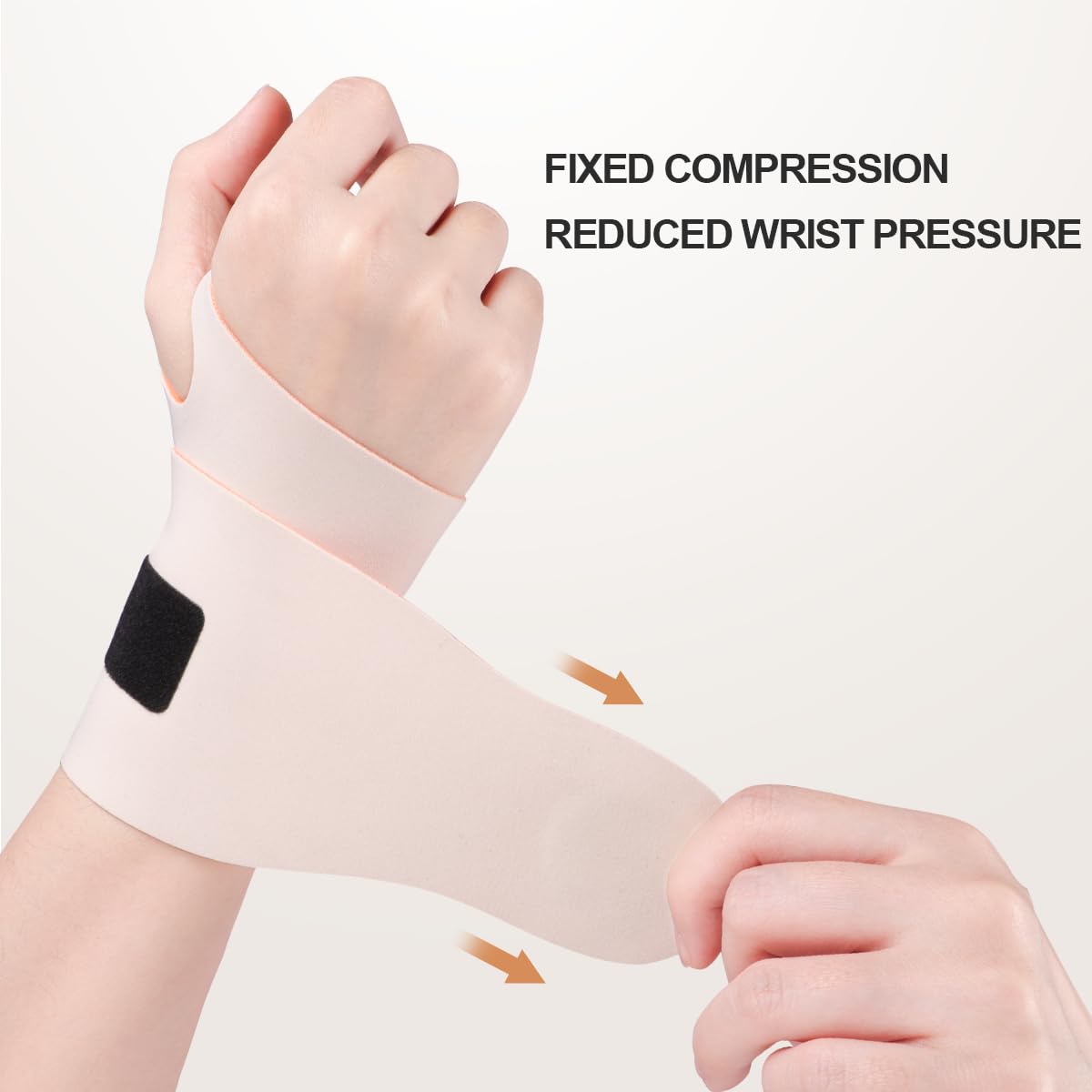 Regine Switzerland Wrist Brace Support - Ultra Thin Elastic for Carpal Tunnel Relief | Fits Left/Right Hands, Small/Medium Sizes