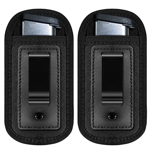 IWB Magazine Holster - 2 Pack Universal Double Stack Mag Pouch