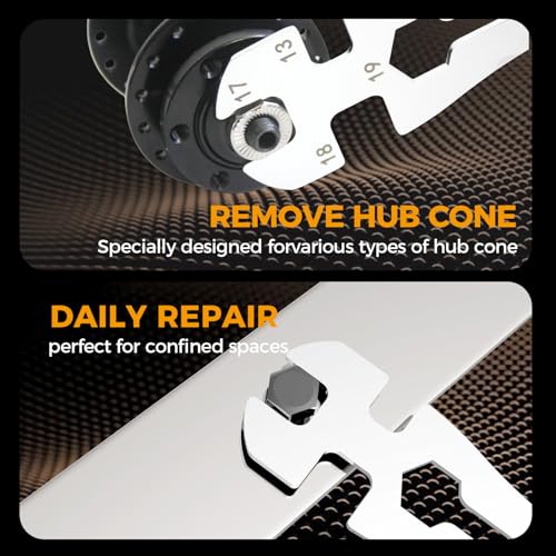 Vaasee Universal Thin Hub Cone Wrench 13-20 mm – 1 Pcs, 2.5mm Ultra-Thin