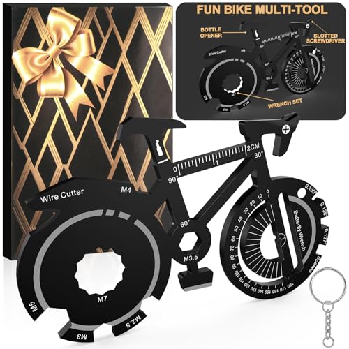 Bike Multi-Tool Bicycle-Shaped 20-in-1 Gift for Men - Cycling Accessories