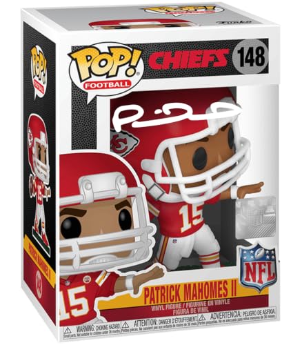 Patrick Mahomes #148 Funko Pop! Figurine - Chiefs, Facsimile Autograph