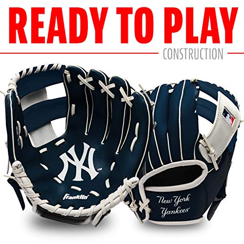 Youth Teeball Glove and Ball Set - 9.5" Soft Foam Baseball
