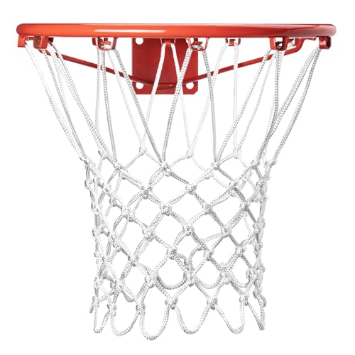 Heavy Duty Basketball Net Replacement - 12 Loops, White
