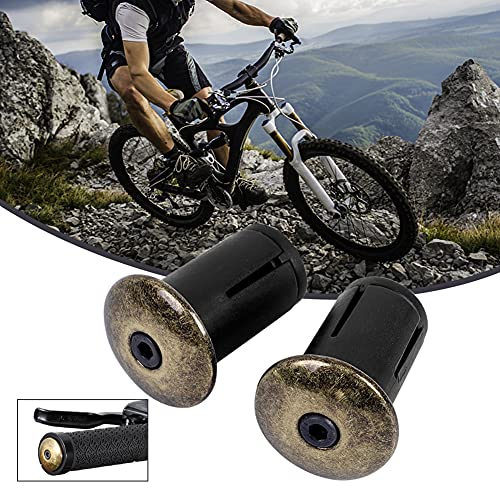 Aluminum Alloy Bike Handlebar End Caps - 2 Pack