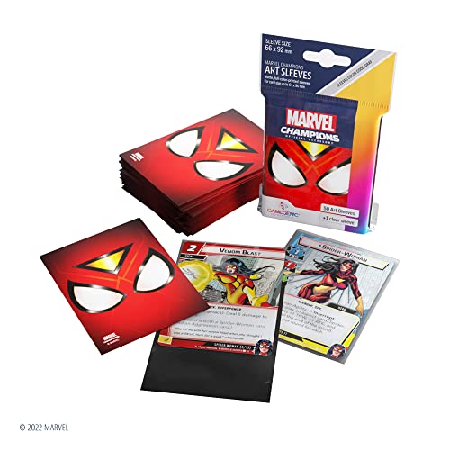 Gamegenic Marvel Champions Spider-Woman Card Sleeves Pack of 50 | TCG & LCG Accessories