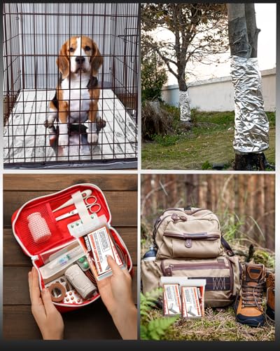 Emergency Mylar Thermal Blankets - 5-Pack Waterproof Survival Gear