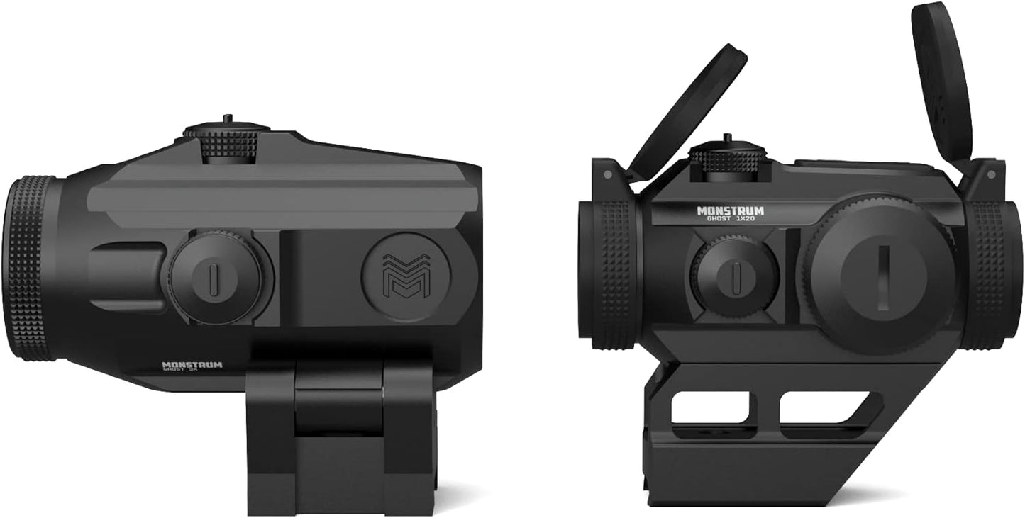 Monstrum Ghost Red Dot Sight - G3 3X Micro Magnifier with Flip to Side Mount | Tactical Combo