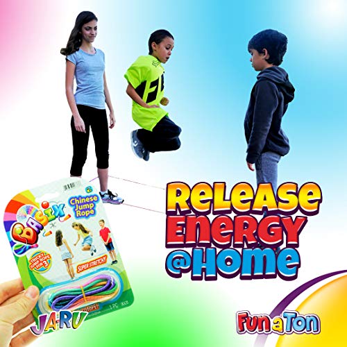 Chinese Jump Rope Elastic Jumping Game for Kids & Adults I by JA-RU |