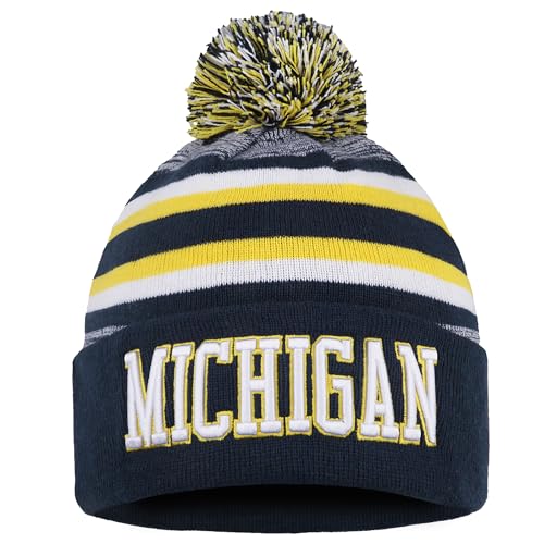 Knit Beanie Hat for Men & Women - One Size - Michigan