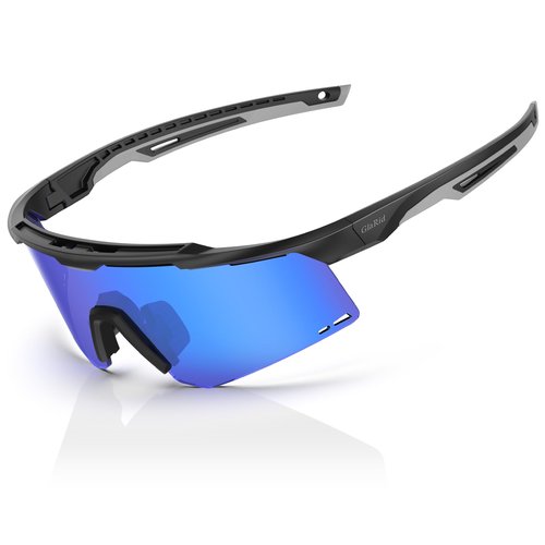 GlaRid Professional Cycling Glasses for Men Women, TR90 Frame Baseball Sunglasses UV400 Protection, Sports Sunglasses for Baseball Cycling Running Driving Golf