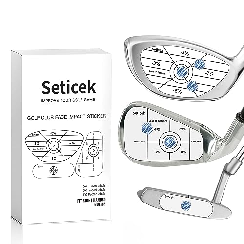 Golf Impact Tape Labels - 150PC for Right-Handed Golfers