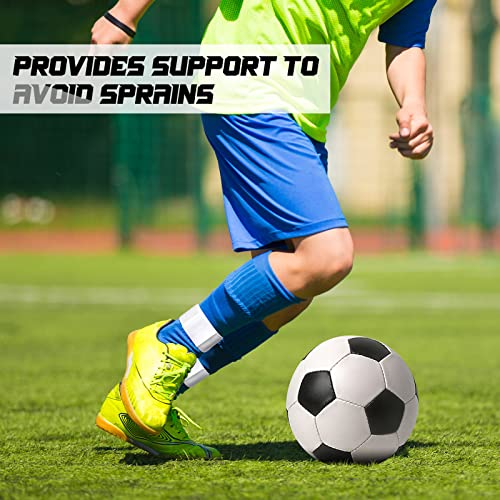 12 Pcs Soccer Shin Guard Straps - Adjustable Anti-Slip Holders