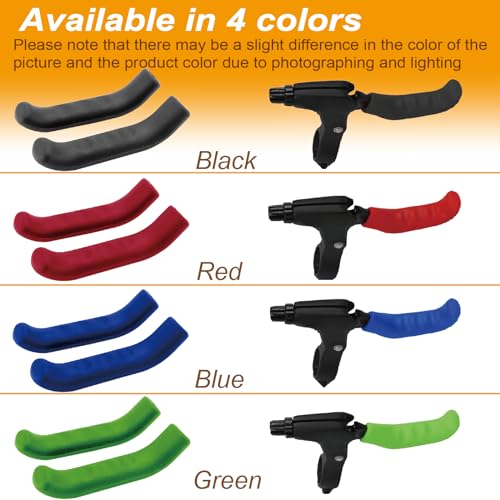 Silicone Brake Lever Covers for Mountain Bike - Blue