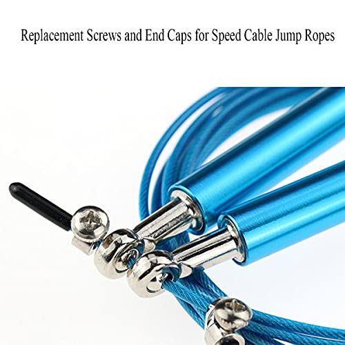 Replacement Screws & End Caps for Jump Ropes - 6 Sets