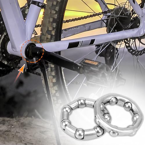 Bicycle Ball Bearings - 37.6mm Stainless Steel Crank Bearings (2pcs)