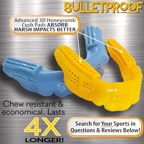 Bulletproof Sports Mouthguard Adult Carbon Gray Ultra Thin Breathable Safety Gear