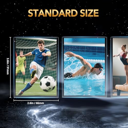 800 Count Premium Trading Card Sleeves - Clear Polypropylene Protectors