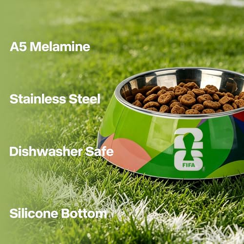 FIFA Stainless Steel Dog Bowl - Non-Slip, 160ML for Small Pets