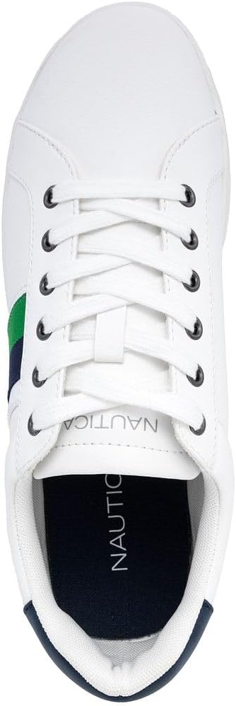 Nautica Men's Classic Low-Top Sneakers - Stylish Comfort for Everyday Wear | Versatile Design