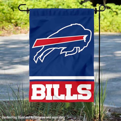 Buffalo Bills Double-Sided Garden Flag - 12.5 x 18 in