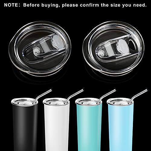 20 oz Skinny Tumbler Replacement Lids - 2 Pack for 2.76in Cups
