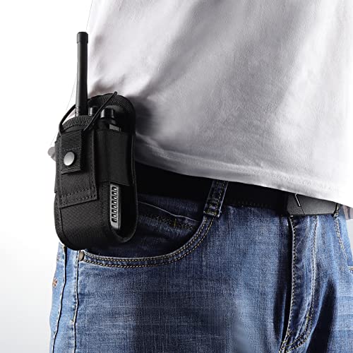 Molle Radio Holder Pouch Case for Duty Belt - Black