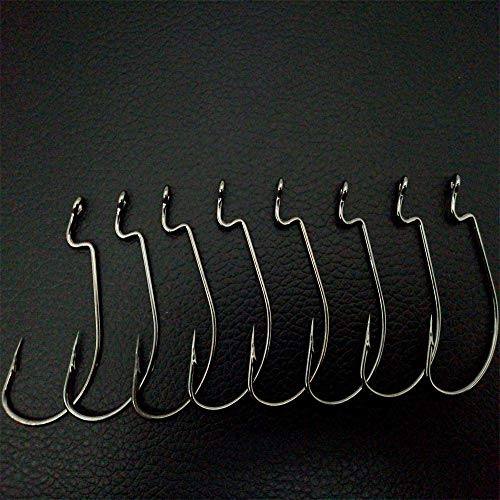 50PCS Fishing Hooks Set - Premium High Carbon Steel with Box