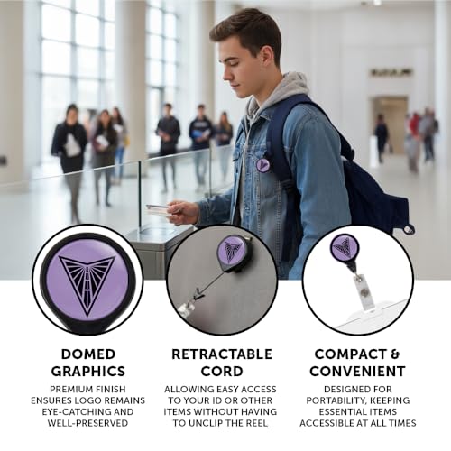 Retractable Badge Holder - Official WNBA Valkyries ID Reel