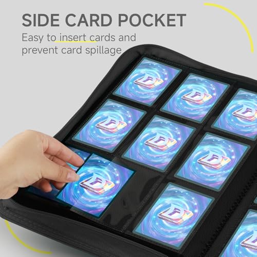 9 Pocket Card Binder for 360 Cards - Double-Sided Collection Folder