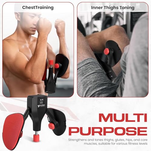 Adjustable Resistance Thigh & Pelvic Floor Exercise Device for Women Men
