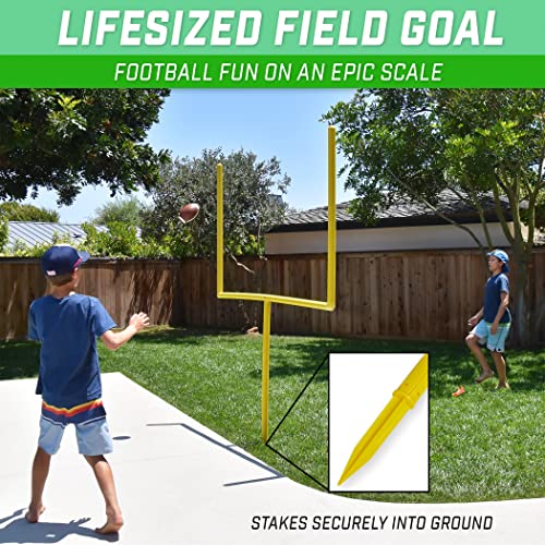 Football Field Goal Post - 8 ft Pro Kick Challenge Set