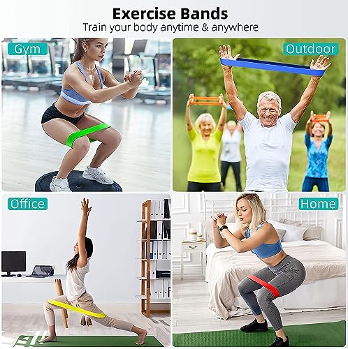 5-Pack Resistance Bands Set for Strength Training & Yoga