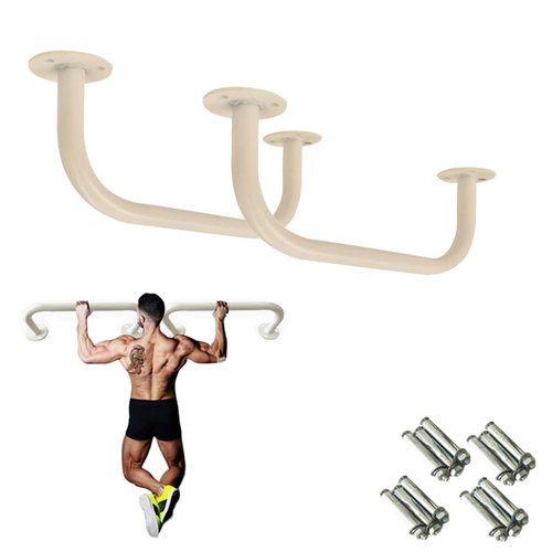 pullup barWall mounted pull-up bar, suspension rod,cloud ladder, indoor fitness training, climbing cloud ladder,wall mounted horizontal bar pull-up bar，white