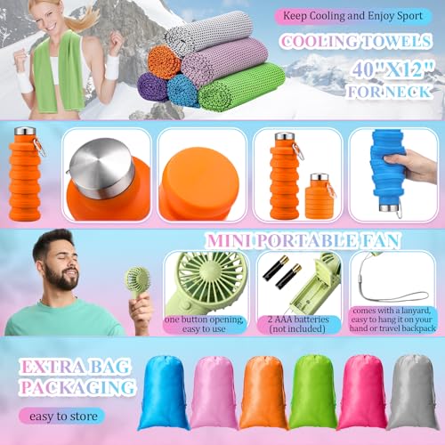 Cruise Ship & Theme Park Essentials Kit - Water Bottles, Towels, Lanyards & Accessories for Travel