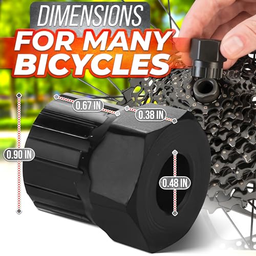 Universal Bike Freewheel Removal Tool - 12-Spline Design