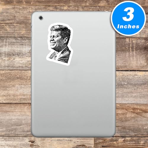 JFK Historic Stickers Pack - Vinyl Decals 2.5, 3 & 4 Inch