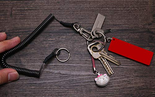 Retractable Fishing Coil Lanyard Tool - 12 Inch
