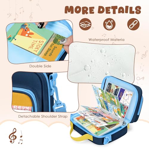 4-Pocket Card Binder with 50 Sleeves for 409 Cards - Blue